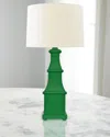 Worlds Away Allegra Lamp In Green