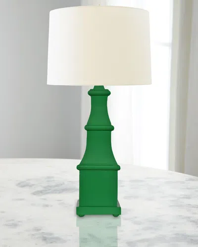 Worlds Away Allegra Lamp In Green