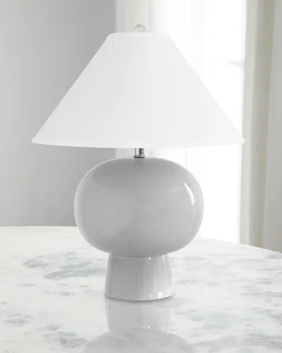 Worlds Away Annie Lamp In Gray