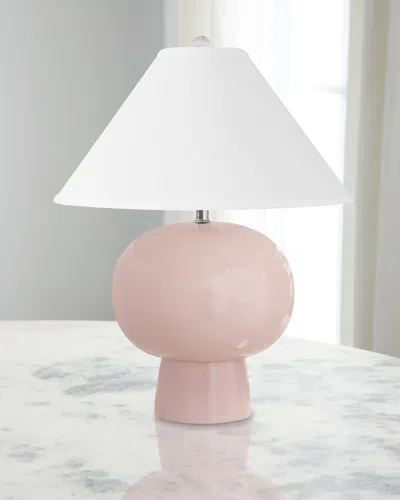 Worlds Away Annie Lamp In Pink