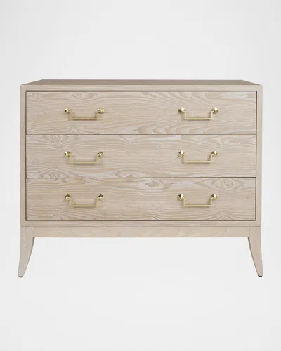 Worlds Away Avis 3-drawer Chest In Natural