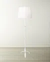 Worlds Away Belinda Lamp In White