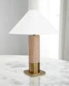 Worlds Away Bishop Lamp In Natural