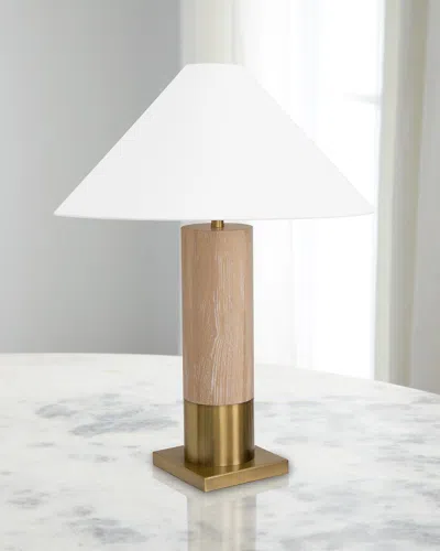 Worlds Away Bishop Lamp In Natural
