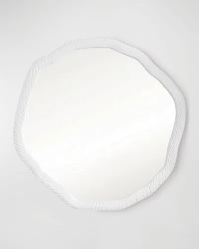 Worlds Away Cadence Mirror In White