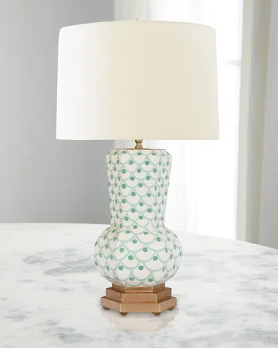 Worlds Away Catalina Lamp In Green