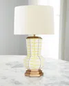 Worlds Away Catalina Lamp In Yellow
