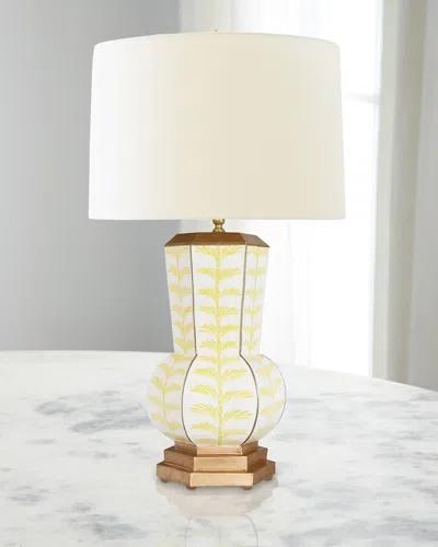 Worlds Away Catalina Lamp In Yellow
