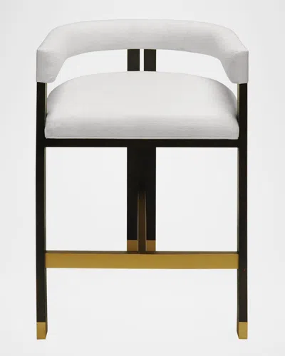 Worlds Away Cruise 26" Counter Stool In Black