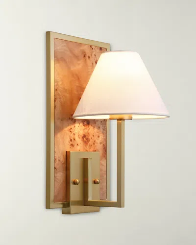 Worlds Away Daren Sconce In Brown