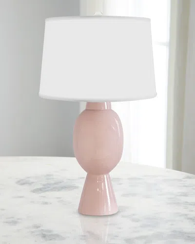 Worlds Away Dover Lamp In Pink