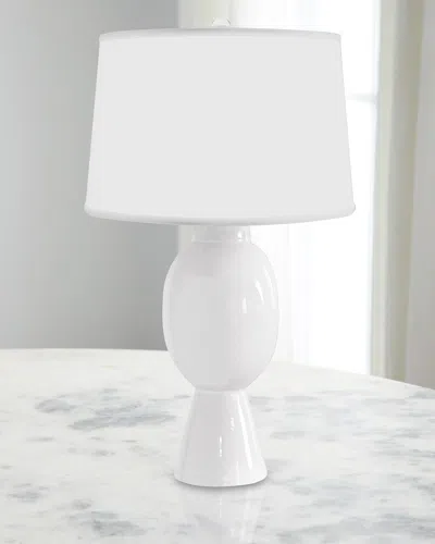 Worlds Away Dover Lamp In White