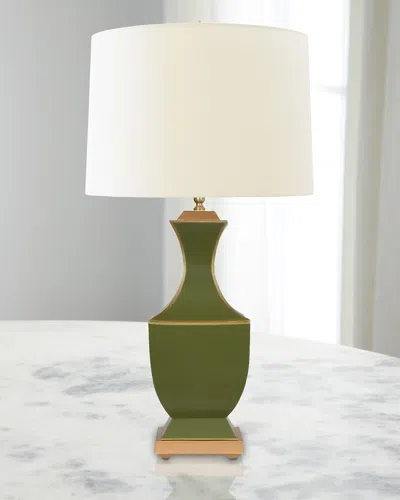 Worlds Away Gina Lamp In Green