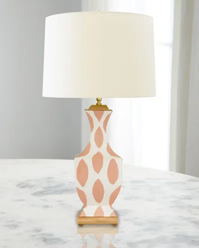 Worlds Away Gina Lamp In Red