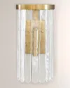 Worlds Away Heloise Sconce In Brushed Brass