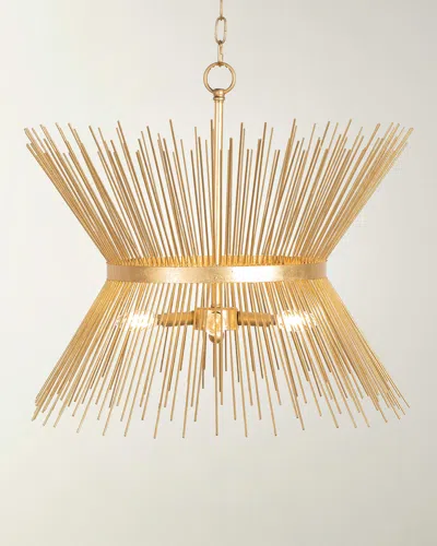 Worlds Away Jagger Chandelier In Gold