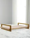 Worlds Away Jarvis Tray In Tan