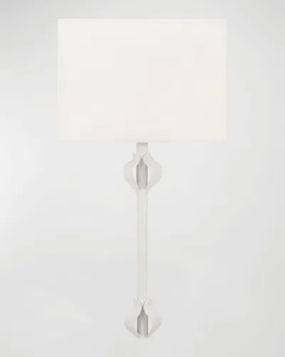 Worlds Away Linda 24" Wall Sconce In White