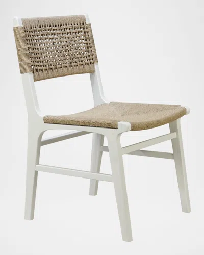 Worlds Away Monroe Dining Chair, 19" In Natural