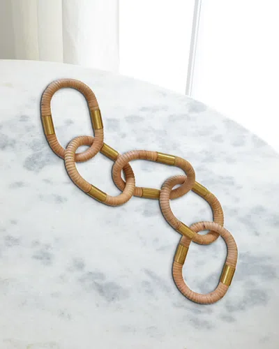 Worlds Away Otto Rattan Decorative Chain In Natural