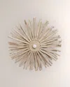 Worlds Away Rio Wall Sconce, Small In Natural