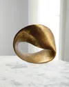Worlds Away Ruben Small Sculpture In Gold