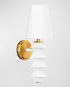Worlds Away Sedona Sconce In White