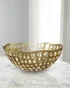 Worlds Away Sierra Decorative Bowl In Gold