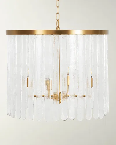 Worlds Away Silvana Chandelier In Gold