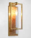 Worlds Away Taurus Sconce In Brown