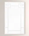 Worlds Away Tessa Mirror In White