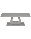 Worldwide Home Furnishings Contemporary Rectangular Coffee Table In Grey