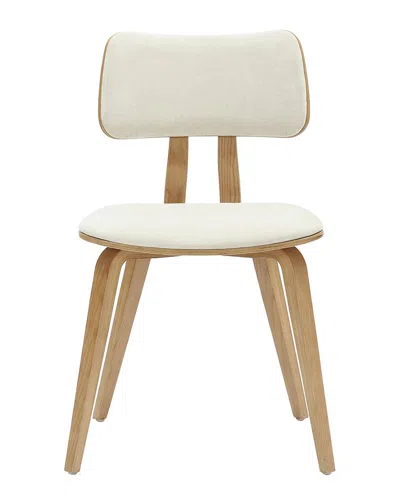 Worldwide Home Furnishings Mid-century Modern Dining Chair In Beige