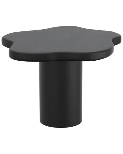 Worldwide Home Furnishings Mid-century Modern Solid Mango Wood Small Coffee  Table In Black
