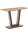 Worldwide Home Furnishings Modern Console Table In Brown