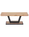 Worldwide Home Furnishings Modern Rectangular Coffee Table In Brown