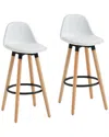 Worldwide Home Furnishings Set Of 2 Diablo 26in Counter Stools