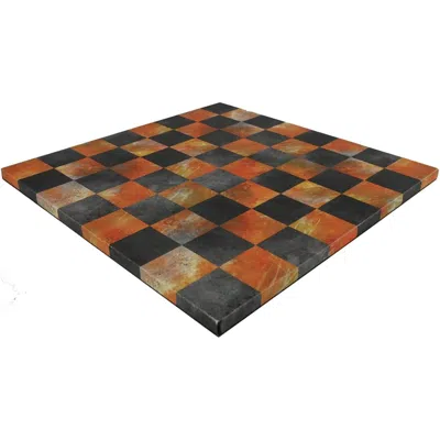 Worldwise Imports World Wise Imports 14.5 In. Leatherette Board Game Fire & Black
