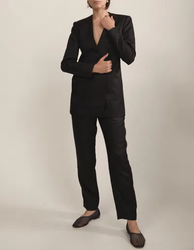 Worn Esmée Trouser In Noir In Black