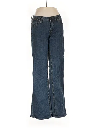 Pre-owned Worn Jeans In Blue
