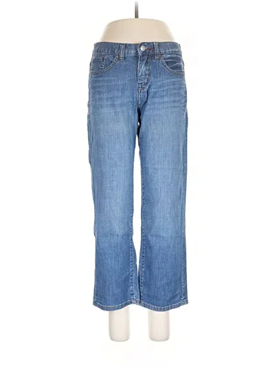 Pre-owned Worn Jeans In Blue