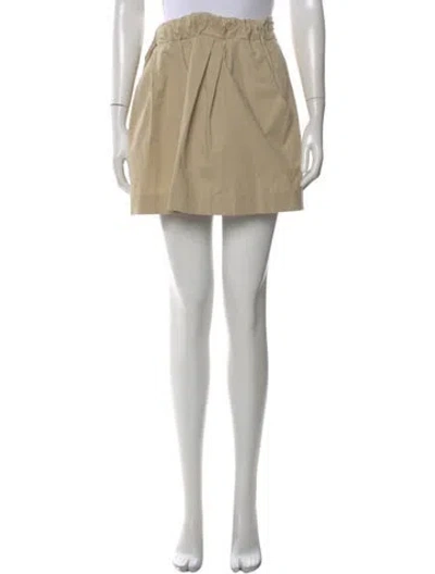 Pre-owned Worn Mini Shorts In Neutral