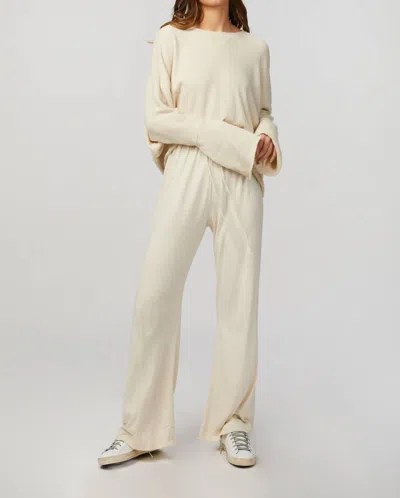 Worn The Maelle Pants In Ivory In Neutral