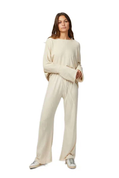 Worn The Monet Sweater In Ivory In White