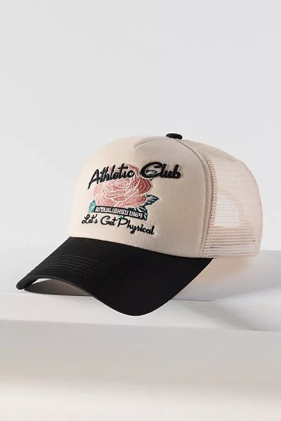 Worn/west Athletic Club Trucker Hat In Black