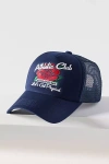 Worn/west Athletic Club Trucker Hat In Blue