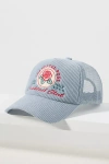 Worn/west Cocktail Trucker Hat In Blue