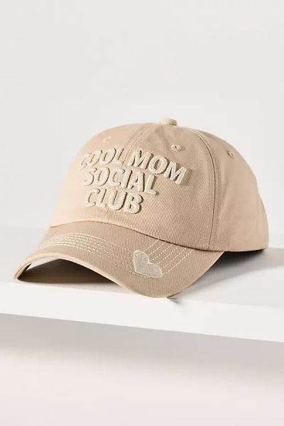 Worn/west Cool Mom Baseball Cap In Brown