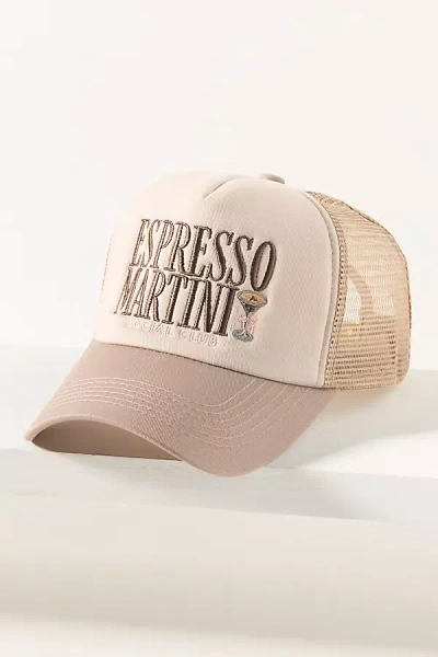 Worn/west Espresso Martini Trucker Hat In Gold