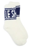 Worn/west Le Ski Stripe Cozy Crew Socks In Multi